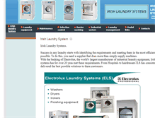 Tablet Screenshot of irishlaundrysystems.com